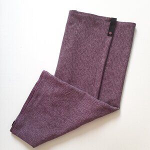 Lululemon Vinyasa Scarf  Rulu in Mini Check Pique Ultra Violet Heathered Black